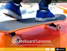 Tablet Screenshot of goskate.com